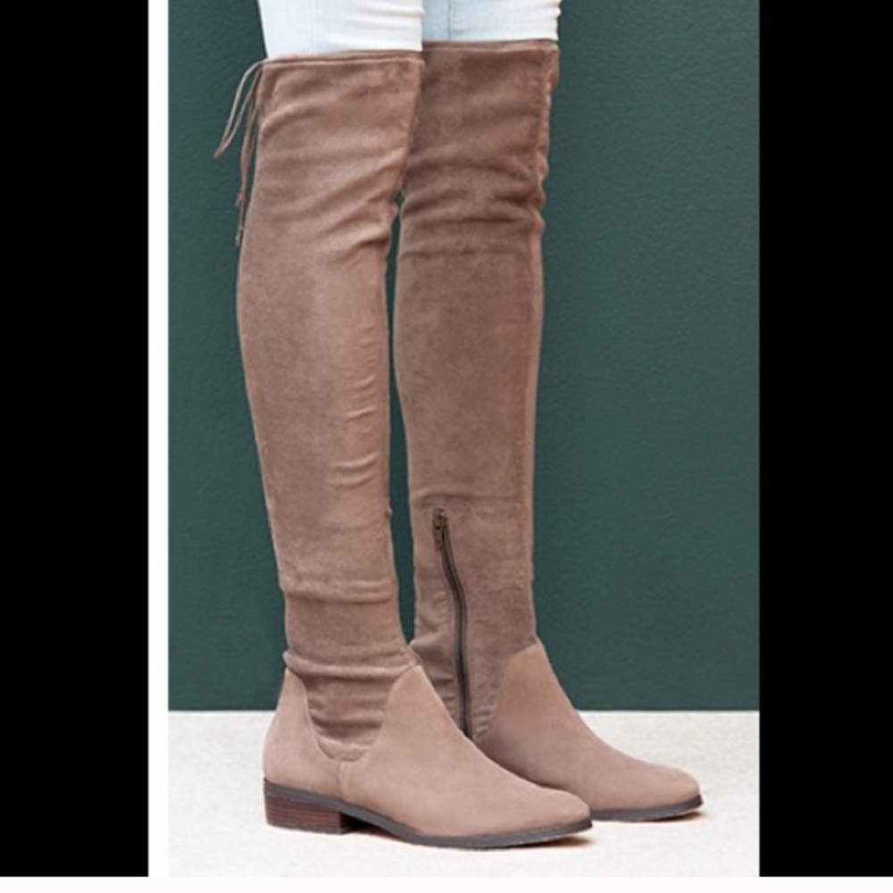Sole society Ravenna over the knee boots mushroom